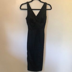 Bebe silky black dress